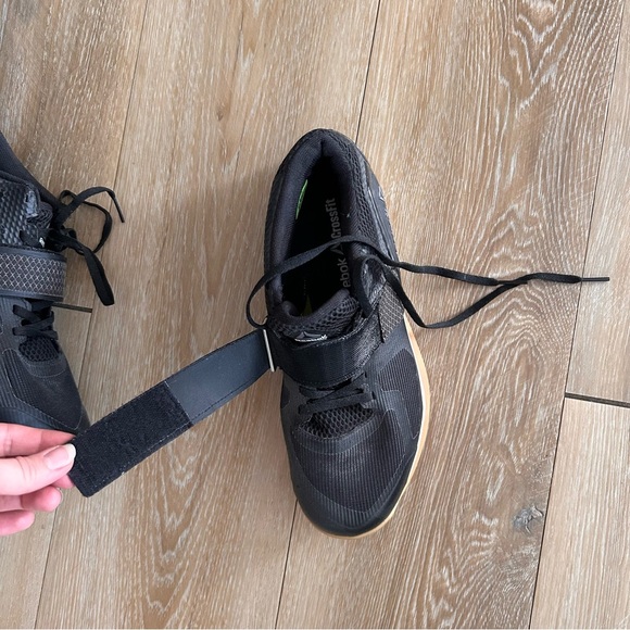 Reebok CrossFit Lifter 2.0 Men’s 10 Black Gum Strap Weightlifting Shoes - Picture 10 of 12